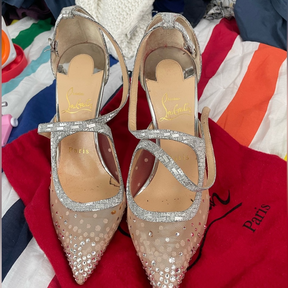 Louboutin Pumps with crystals